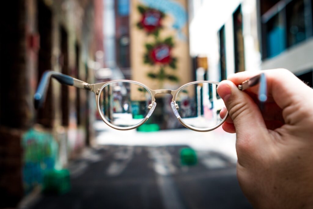 glasses perspective