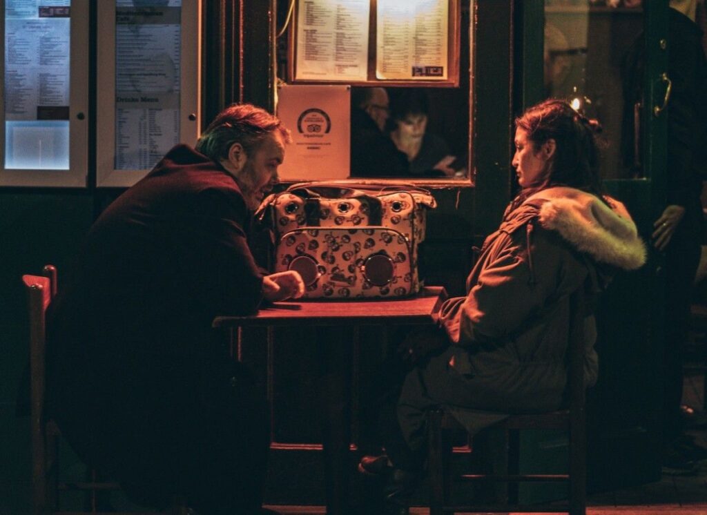 couple upset at table