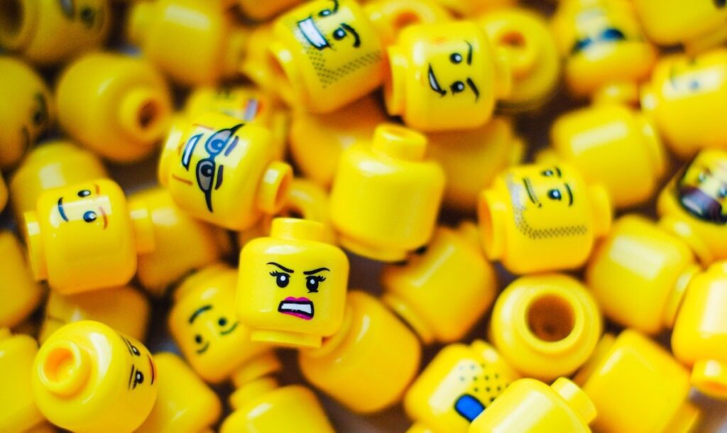 lego faces emotions