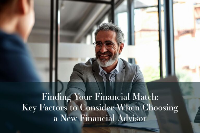 Need a financial advisor? Read on for key factors that you should keep in mind when choosing a new financial advisor.
