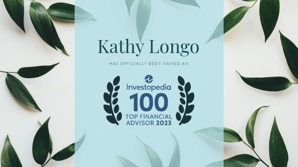 Kathy Longo Named One of Investopedia's Top 100 Financial Advisors 2023